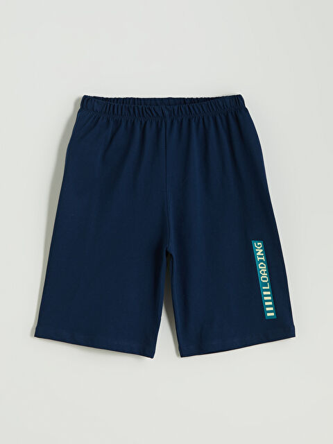 LCW Kids Beli Lastikli Erkek Çocuk Pijama Şort - S5O536Z4-JC7
