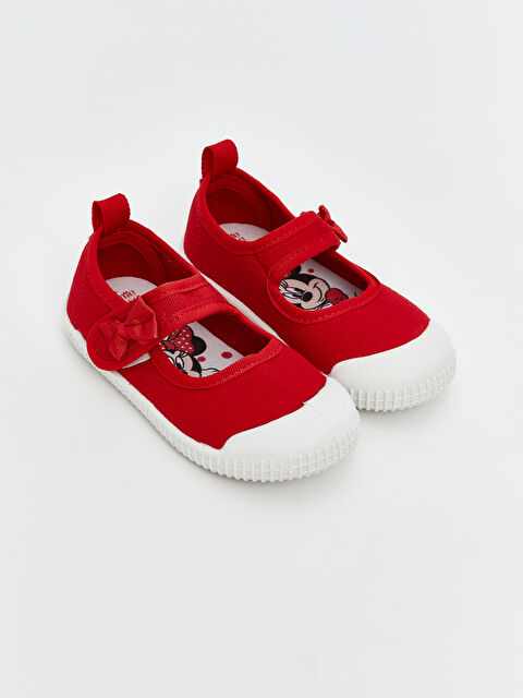 LCW STEPS Minnie Mouse Baskılı Kız Bebek Babet - S5O559Z1-CRT