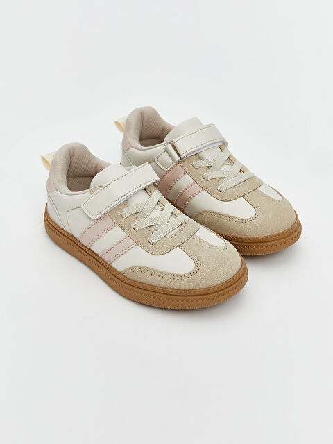 LCW STEPS Кроссовки для девочек на шнурках и застёжке-липучке