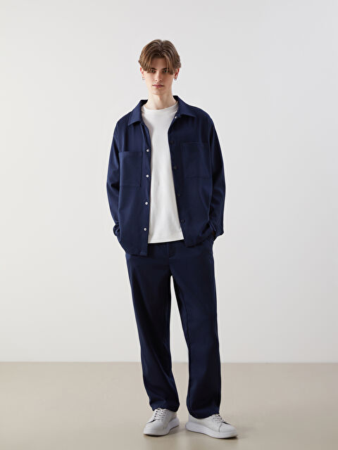 XSIDE Rahat Kalıp Gabardin Erkek Pantolon - S5O584Z8-CS0