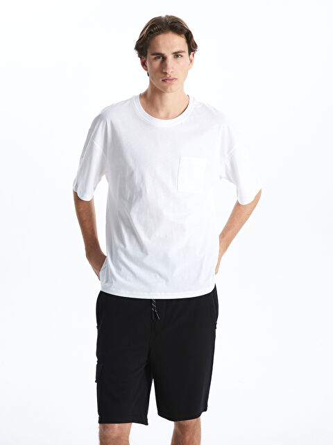 XSIDE Bisiklet Yaka Penye Erkek Tişört - S5O612Z8-Q6K