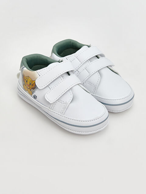 LCW STEPS Aslan Kral Baskılı Erkek Bebek Yürüme Öncesi Ayakkabı - S5O621Z1-Q6K