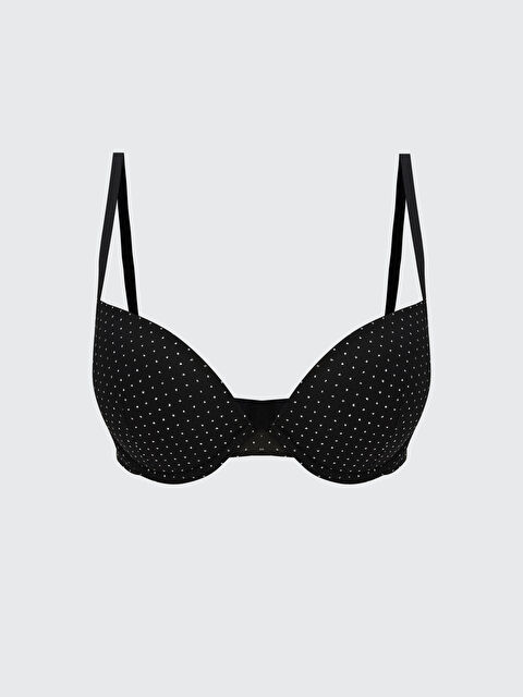 LCW DREAM Balenli Dolgusuz Dantelli Tişört Sütyen - S5O628Z8-CVL