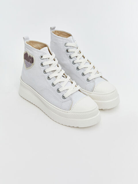 LCW STEPS Baskılı Bilek Boy Kız Çocuk Spor Ayakkabı - S5O655Z4-Q6K