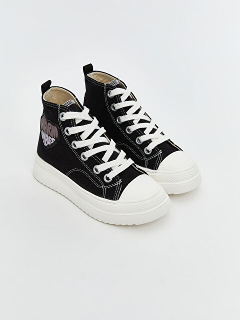 LCW STEPS Baskılı Bilek Boy Kız Çocuk Spor Ayakkabı - S5O655Z4-RQL