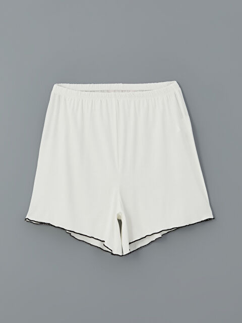 LCW DREAM Beli Lastikli Kadın Şort Pijama Altı - S5O755Z8-FDW