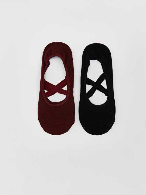 LCW DREAM Kadın Düz Yoga ve Pilates Çorabı 2'li - S5O788Z8-HMS