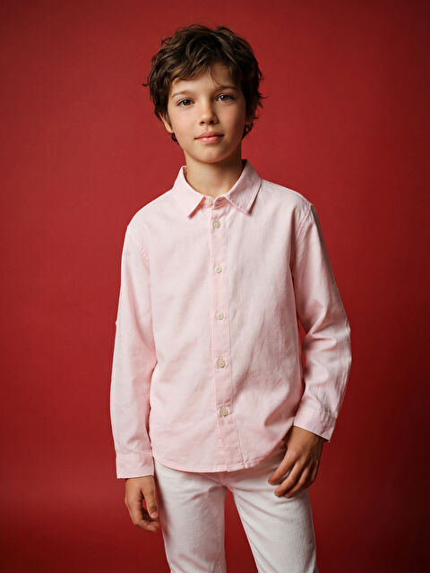 LCW Kids Basic Erkek Çocuk Gömlek - S5O794Z1-FXW