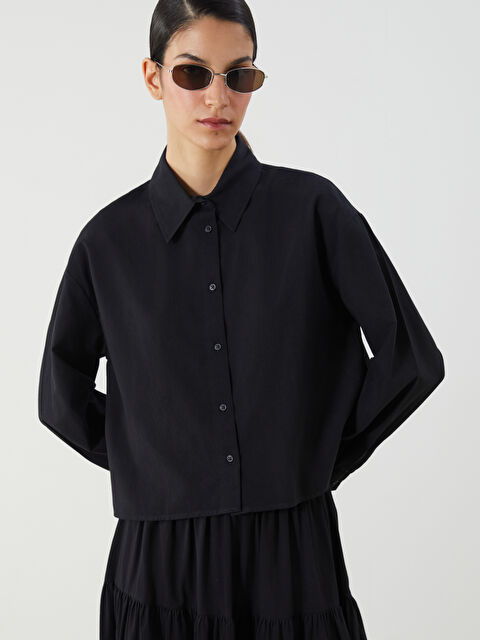 LCW Modest Loose Fit Kadın Gömlek - S5O845Z8-CVL