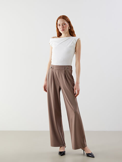 LCW Vision Beli Lastikli Kadın Pantolon - S5O932Z8-R00