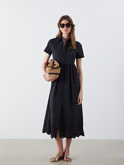 LCW Vision Ajurlu Gömlek Elbise - S5O999Z8-CVL