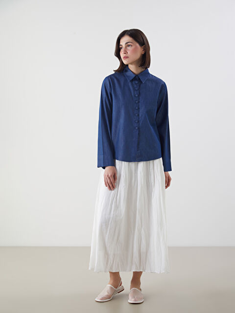 LCW Modest Beli Lastikli Vual Etek - S5OA17Z8-ZUY