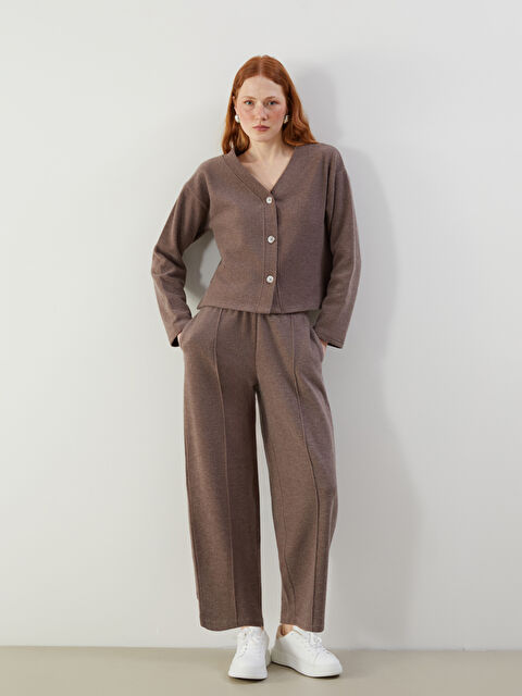 LCW Vision Beli Lastikli Kadın Triko Pantolon - S5OA48Z8-D3G