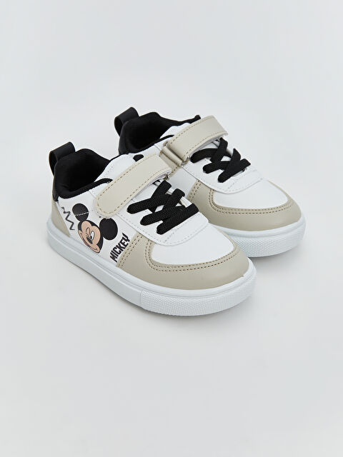 LCW STEPS Mickey Mouse Baskılı Erkek Bebek Spor Ayakkabı - S5OA54Z1-Z6J