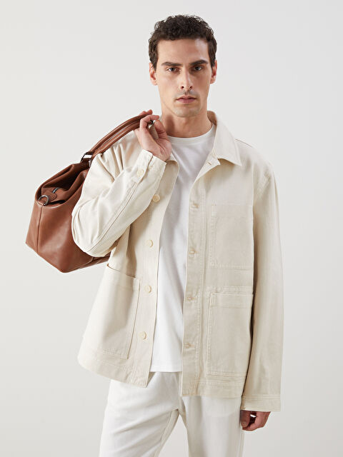 LCW Jeans Rahat Kalıp Erkek Jean Ceket - S5OB25Z8-FDW