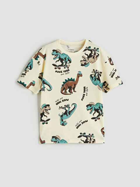 LCW Kids Bisiklet Yaka Erkek Çocuk Tişört - S5OB40Z1-LQA