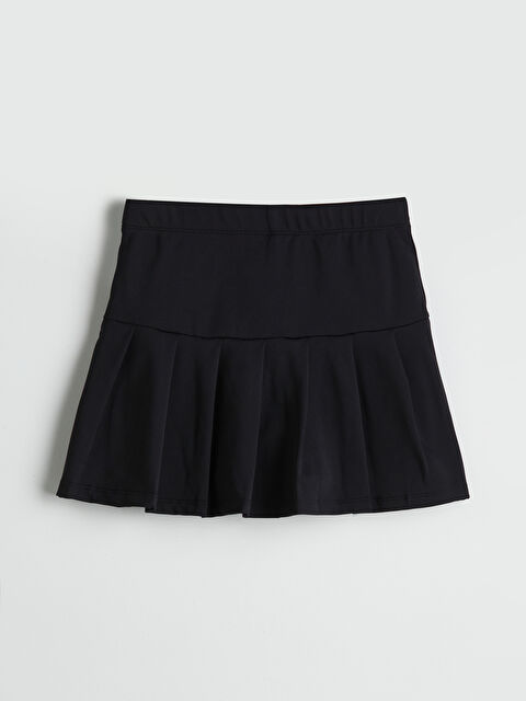 LCW Kids Beli Lastikli Pileli Kız Çocuk Şort Etek - S5OB96Z4-CVL