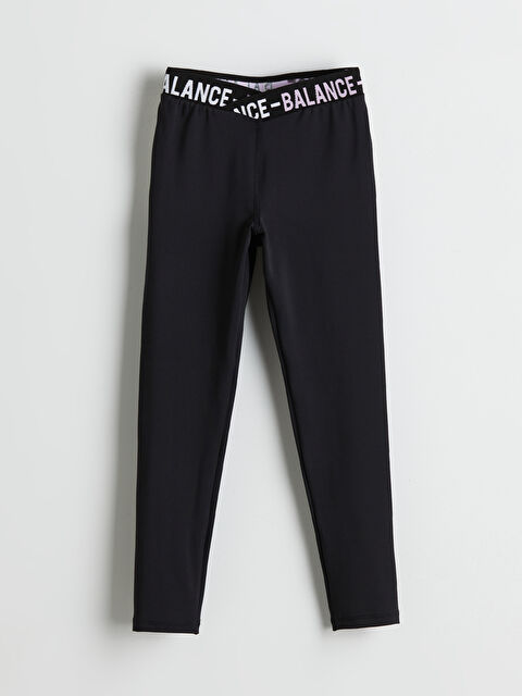 LCW Kids Baskılı Kız Çocuk Uzun Tayt - S5OC13Z4-CVL