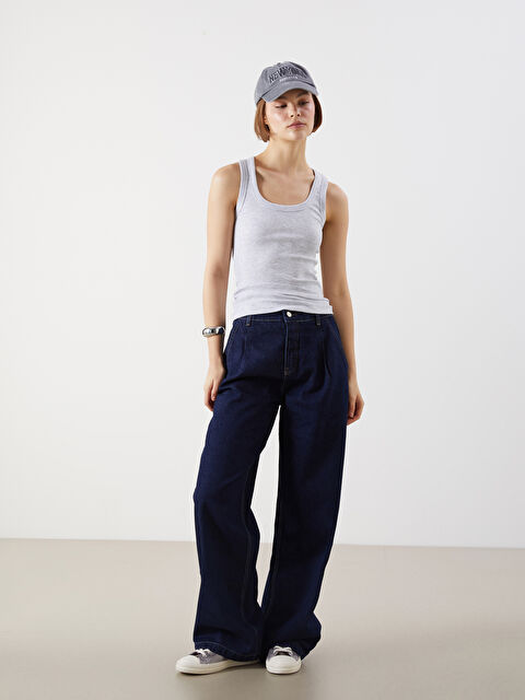 XSIDE Wideleg Kadın Jean Pantolon - S5OC26Z8-DQT