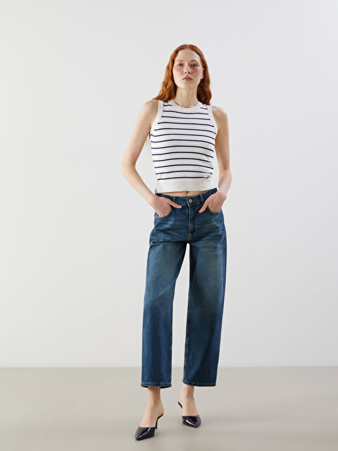 LCW Jeans Boyfriend Kadın Jean Pantolon - S5OC29Z8-309