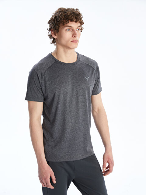 XSIDE ACTIVE Bisiklet Yaka Erkek Spor Tişört - S5OD28Z8-D3B