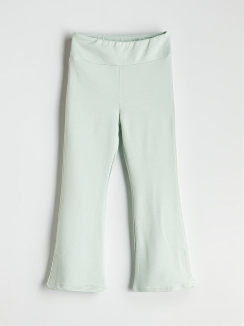 LCW Kids Beli Lastikli İspanyol Paça Kız Çocuk Tayt - S5OD51Z4-GA4