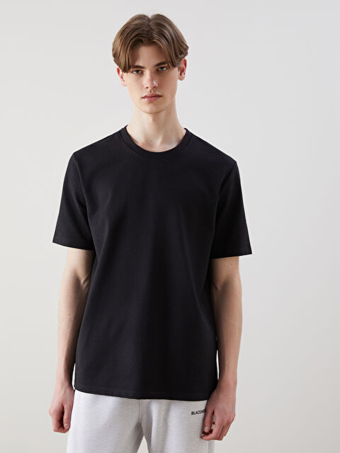 XSIDE Bisiklet Yaka Erkek Tişört - S5OD58Z8-HZX