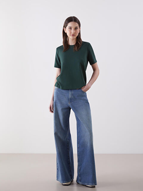 LCW Jeans Baggy Fit Kadın Jean Pantolon - S5OD61Z8-JVU