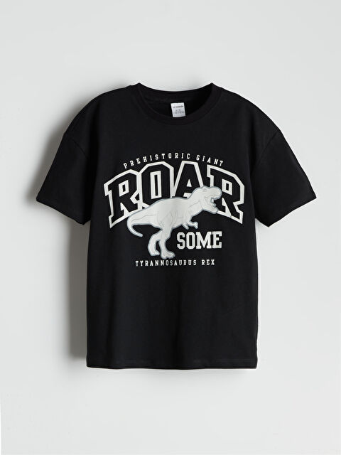 LCW Kids Crew Neck Printed Boys' T-Shirt - S5OE53Z1-CVL