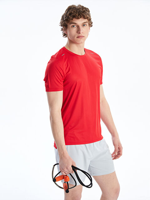 XSIDE ACTIVE Bisiklet Yaka Erkek Spor Tişört - S5OF05Z8-GZX