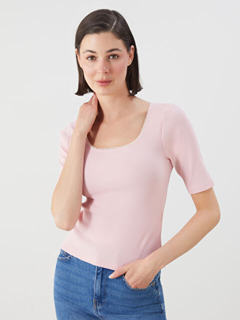 LCWAIKIKI Classic U Yaka Kadın Body - S5OF14Z8-FZP