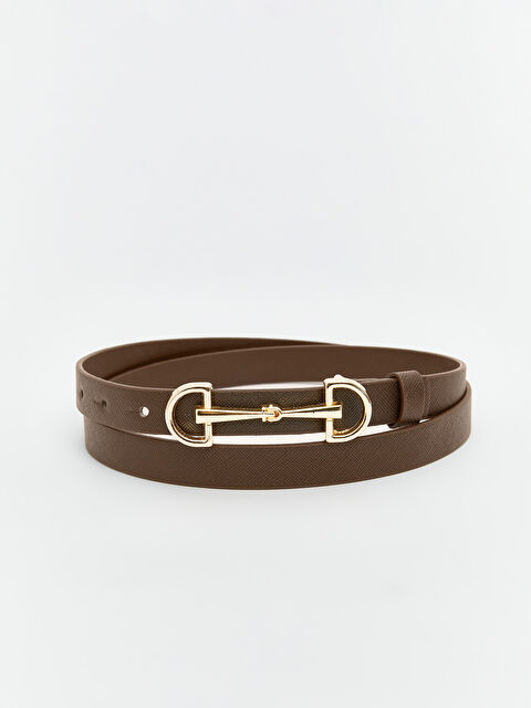 LCW ACCESSORIES Deri Görünümlü Kadın Kemer - S5OF57Z8-EET