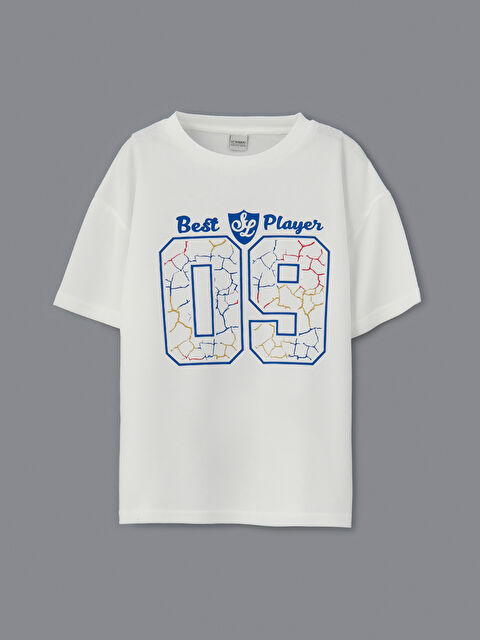 LCW Kids Bisiklet Yaka Erkek Çocuk Tişört - S5OF89Z4-Q6K