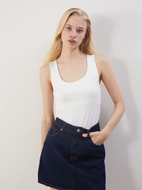 XSIDE U Yaka Kadın Atlet - S5OG08Z8-R9J