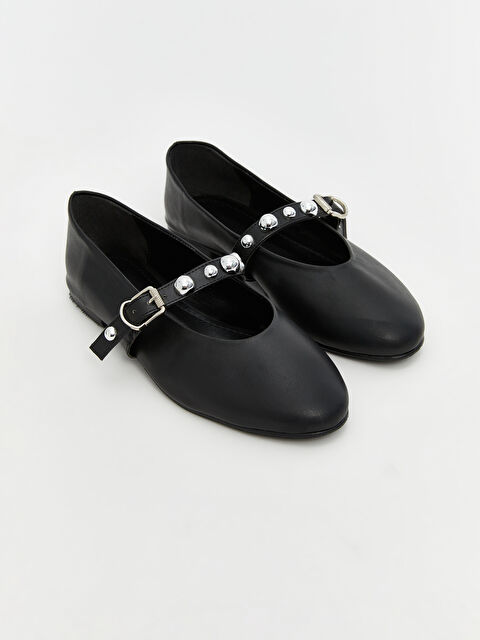 LCW STEPS Parlak Taşlı Kadın Babet - S5OG49Z8-CVL