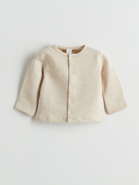 LCW baby Bisiklet Yaka Kız Bebek Hırka - S5OH26Z1-D2Y