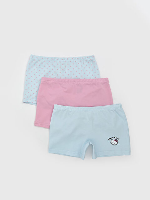 LCW Kids Hello Kitty Baskılı Kız Çocuk Boxer 3'lü - S5OH43Z4-LQT