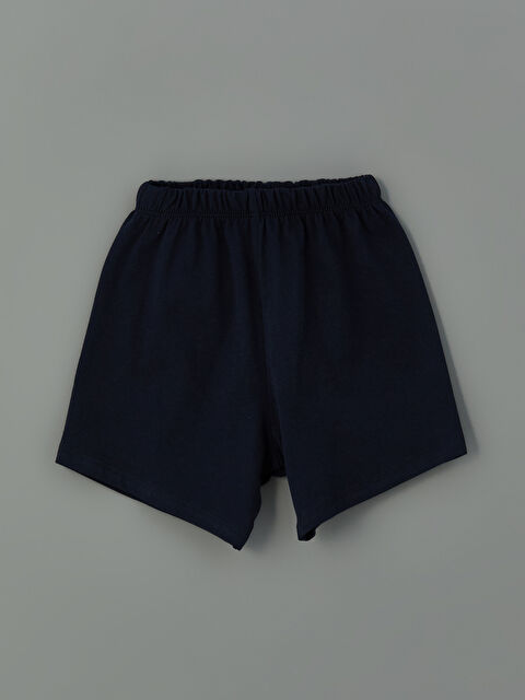 LCW baby Beli Lastikli Cepli Erkek Bebek Şort - S5OJ41Z1-CT8