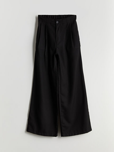 LCW Teen Beli Lastikli Pileli Genç Kız Pantolon - S5OJ43Z4-CVL