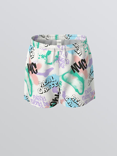 LCW Kids Boys' Swimming Shorts with Elasticated Waist - S5OJ79Z4-LU7