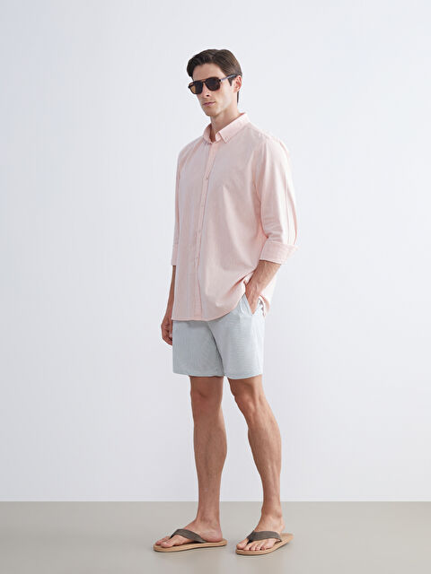 SOUTHBLUE Kısa Boy Çizgili Erkek Deniz Şortu - S5OJ96Z8-GJM