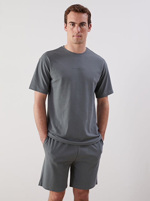 LC WAIKIKI Standart Kalıp Erkek Şortlu Pijama Takımı - S5OK63Z8-H9D