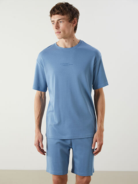 LC WAIKIKI Standart Kalıp Erkek Şortlu Pijama Takımı - S5OK66Z8-H9N