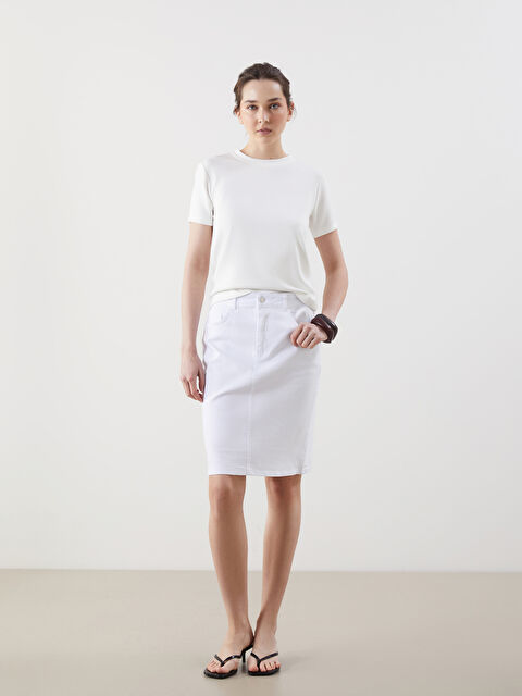 LCWAIKIKI Classic Dar Fit Mini Jean Etek - S5OK91Z8-Q6K