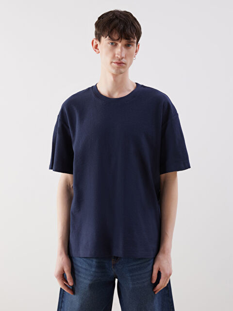 XSIDE Bisiklet Yaka Erkek Tişört - S5OL03Z8-J2Y