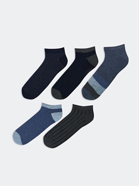 LCW ACCESSORIES Desenli Erkek Patik Çorap 5'li