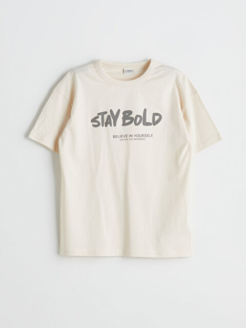 LCW Kids Bisiklet Yaka Erkek Çocuk Tişört - S5OL56Z4-FT0