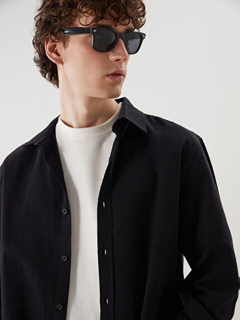 XSIDE Regular Fit Uzun Kollu Erkek Gömlek - S5OL58Z8-RQL