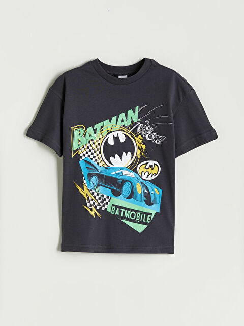 LCW baby Crew Neck Printed Baby Boys' T-Shirt - S5OL67Z1-R4W