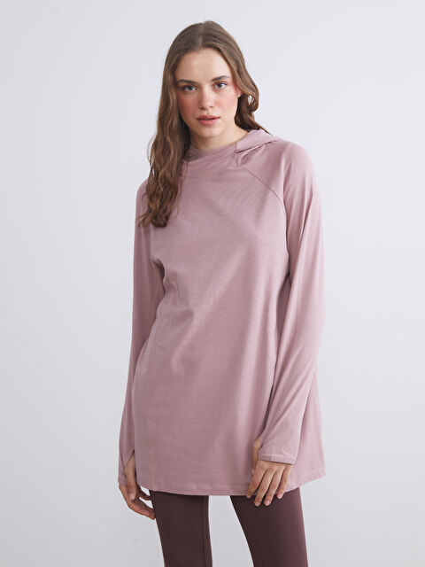 LCW Modest Kapüşonlu Kadın Tunik - S5OL99Z8-GJR